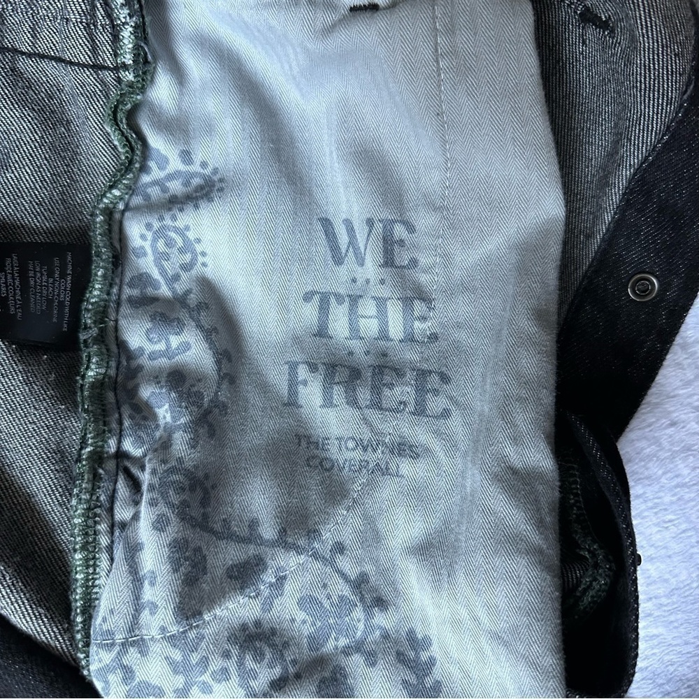 Free People x We the Free Black Care Townes Jumpsuit Size Large NWOT - Picture 13 of 16